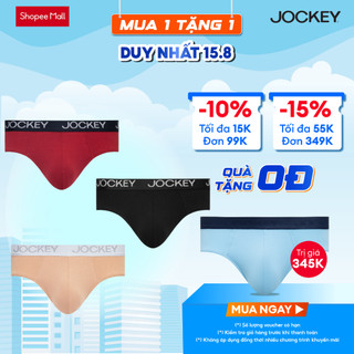 Combo 3 Quần lót nam dáng Brief Jockey Generation cotton siêu thoải mái - J4001