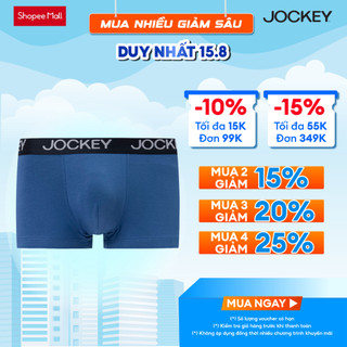 Quần lót nam Trunk Jockey Cotton 4C trơn - J1277
