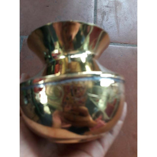 Ống nhổ bã trầu - cơi đựng trầu - cối giã trầu bằng đồng vàng - Hàng loại đẹp
