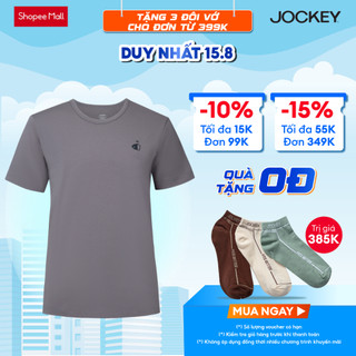 Áo T - Shirt nam Jockey Cotton compact in Haft boy - J7339