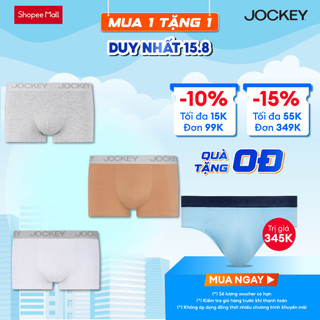 Combo 3 Quần lót nam dáng Trunk Jockey Generation cotton siêu thoải mái - J4002