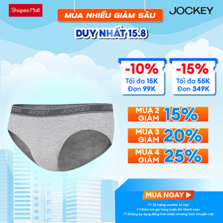 Quần lót Nam dáng Brief Cotton 4C lưng thun bảng nhỏ - J4004