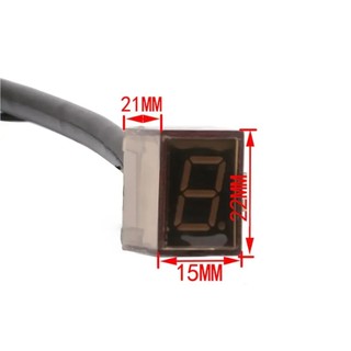 02 LED 01 LED Báo Số Xe Máy Hiện Số 0 1 2 3 4 5