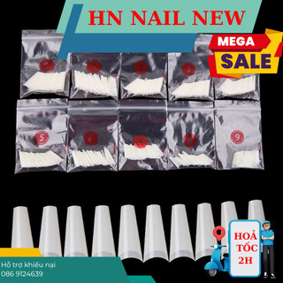 móng nối form thang dài dạng túi 500pcs , móng típ HN NAIL NEW