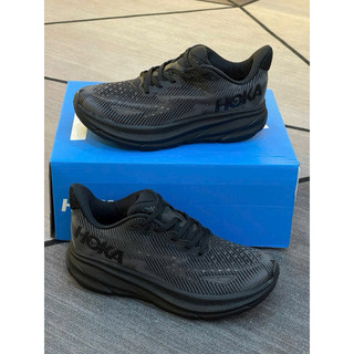 Giày sneaker 𝐇𝐎.𝐊𝐀 𝐂𝐥𝐢𝐟𝐭𝐨𝐧 𝟗 𝐑𝐮𝐧𝐧𝐢𝐧𝐠 𝐓𝐫𝐢𝐩𝐥𝐞 𝐁𝐥𝐚𝐜𝐤