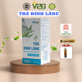 Trà đinh lăng hộp 25 túi lọc x 5g v2g