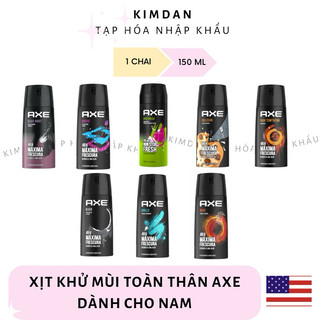 Xịt khử mùi axe 150 ml hương nước hoa cho nam nhập khẩu