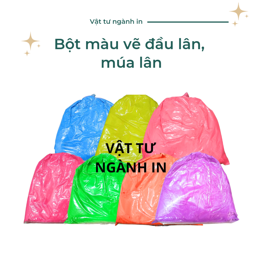 100 gram Bột màu vẽ đầu lân, múa lân