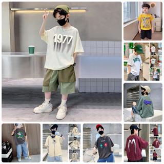 áo thun bé trai lớn áo phong ngắn tay size đại cotton 100% AT22 size 110-170 15-45 kg thời trang trẻ em hàng quảng châu