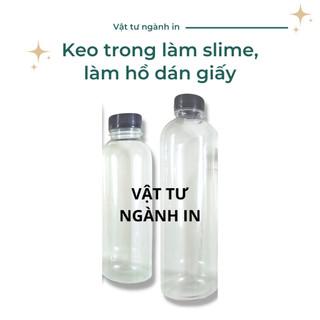 Keo trong làm slime, làm hồ dán giấy, keo nấu từ bột PVA