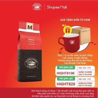 Cà Phê Rang Xay Moka Highlands Coffee 200g