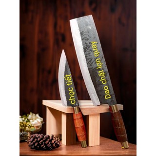 Dao chặt xương nhíp xe - bản rộng 10 cm - dao phở nhíp xe - loại 1