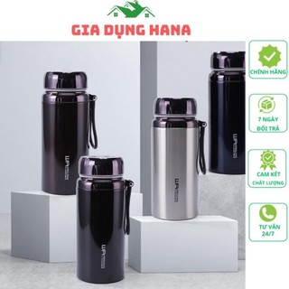 Bình giữ nhiệt inox nóng lạnh 1000 - 1200 - 1500ml l7 inox 304 cao cấp, bình giữ nhiệt giữ lạnh 20h