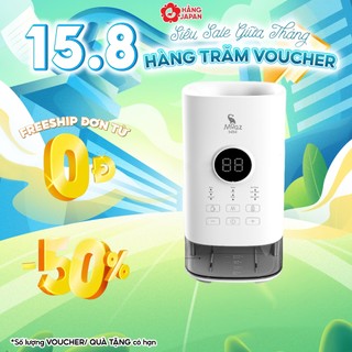Máy hâm sữa thông minh siêu tốc moaz bébé mb033/ máy lắc và giữ ấm sữa thông minh mb079 - bh chính hãng 1 năm
