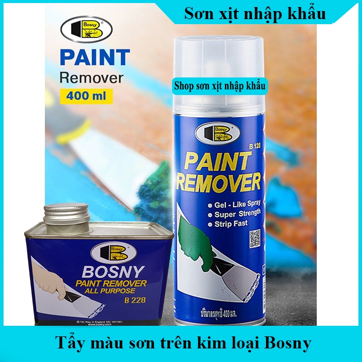 Loại bỏ lớp sơn, vệ sinh sạch lớp sơn cũ Bosny