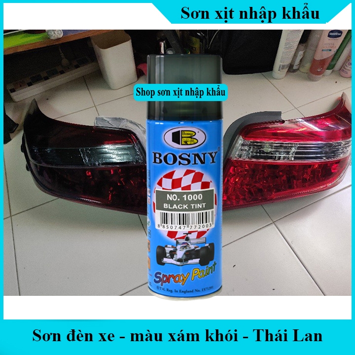 Sơn hiệu ứng đèn "chói đèn"( BLACK TINT) Bosny
