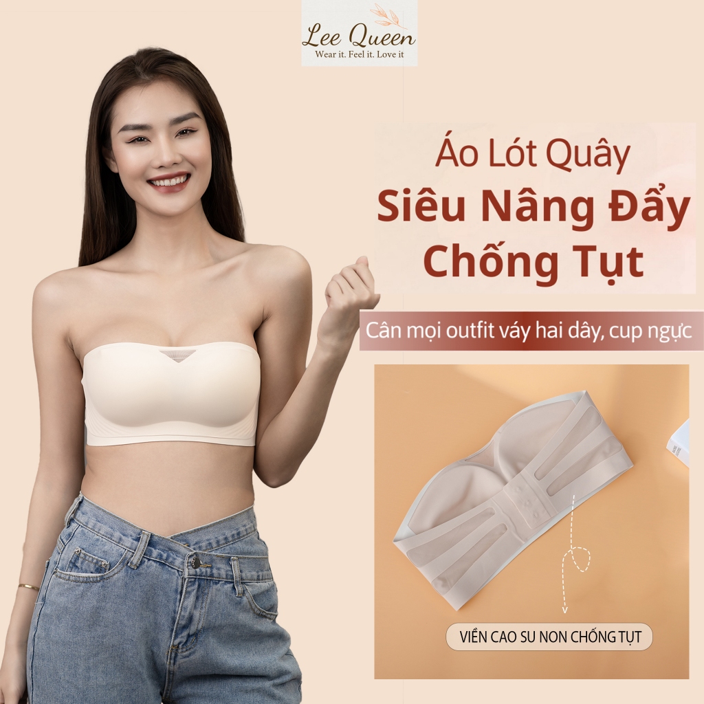 Áo lót không dây chống tụt, Áo ngực chất su lạnh cao cấp chuẩn an toàn AL04 | BigBuy360 - bigbuy360.vn