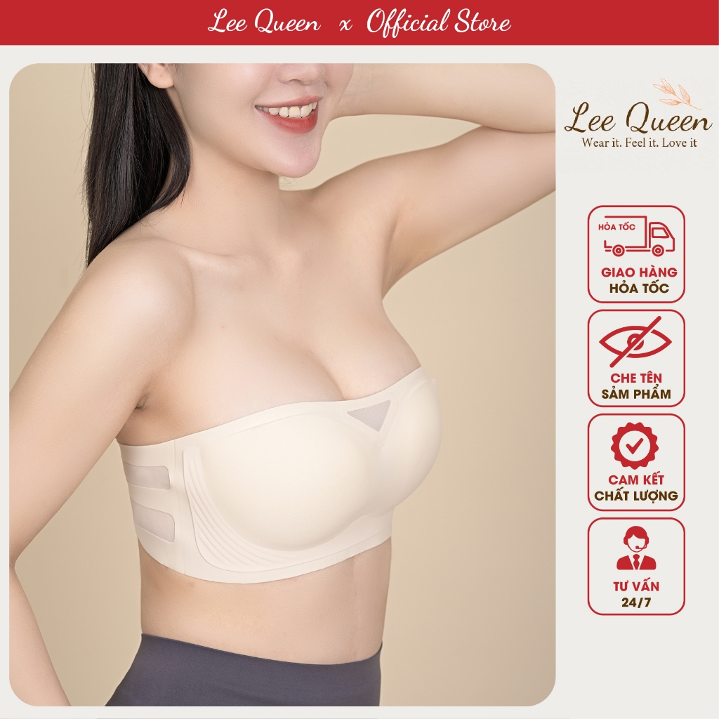 Áo lót không dây chống tụt, Áo ngực chất su lạnh cao cấp chuẩn an toàn AL04 | BigBuy360 - bigbuy360.vn