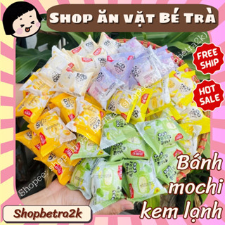   13vị  Bánh Mochi Kem Sữa Vị Sầu Riêng  Khoai Môn  Đậu Nành Bánh Mochi Phủ Dừa Đài Loan Bánh Mochi Kem Lạnh 