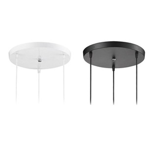 Đế ốp đèn thả 3 lỗ tròn cho bộ thả 3 đèn thả đơn