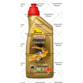 Dầu Nhớt Tổng Hợp Xe Số Castrol Power-1 Racing 10w50 1000ml ( 1L ) - ( Nội địa Đức )