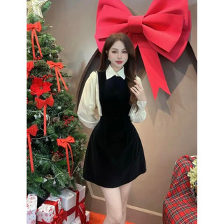 SET YẾM ĐEN VIỀN KÈM SƠ MI VOAN NUDE   🎀 𝙷𝙰̀𝙽𝙶 𝚂𝙰̆̃𝙽 𝚂𝙷𝙾𝙿