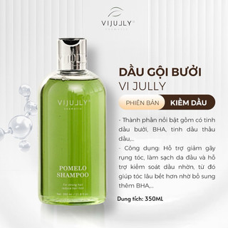 Dầu Gội Bưởi Vi Jully giảm rụng tóc kích mọc tóc và làm sạch da đầu, giảm bết kiềm dầu