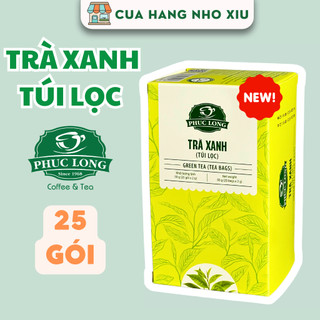 [Bao bì mới 2024] Trà Xanh Túi Lọc Phúc Long 25 gói x 2g - Trà Phúc Long Túi Lọc Trà Xanh