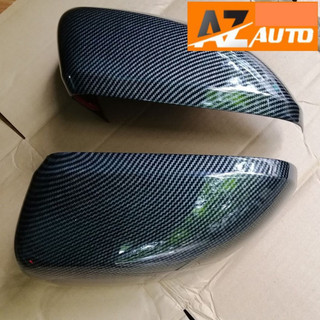 Ốp gương vân cacbon xe Ford Ranger 2015-2023 hàng cao cấp