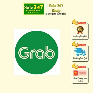 Logo Grab Dán Xe Chống Nước Độ Bền Vượt Trội