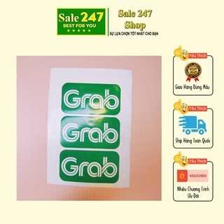 Logo Grab Dán Xe Chống Nước Độ Bền Vượt Trội