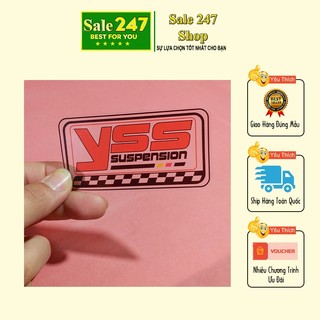 Tem dán phuộc xe yss - tem yss