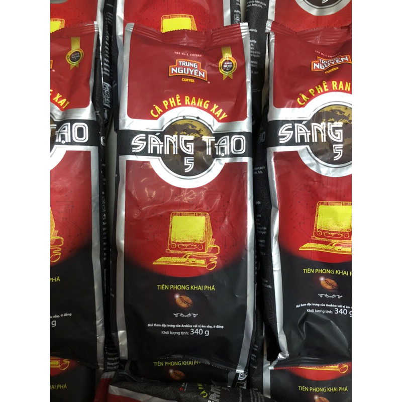 Cà phê Trung Nguyên rang xay sáng tạo số 5,4,3,2,1 gói 340gr