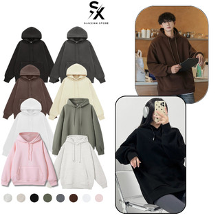 Áo hoodie nỉ trơn nam nữ basic nam nữ unisex form rộng chất nỉ bông cao cấp loại 1 áo khoác nỉ đôi dày dặn SXHD10