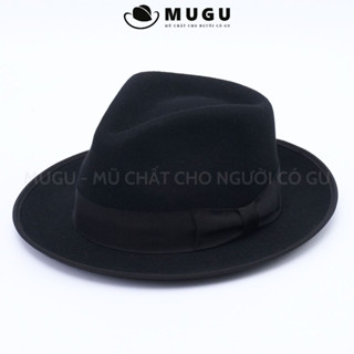  Mũ Phớt Nam Lông Cừu Úc 100% Cao Cấp LC12 - Mũ Fedora Nam Hàng Hiệu | MUGU 