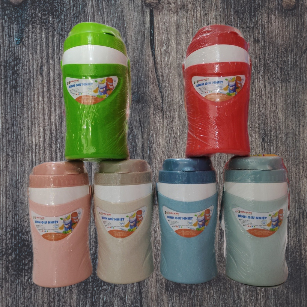 Bình giữ nhiệt nắp bật, Bình giữ nhiệt Châu Hưng, kích thước 2000ml 3000ml