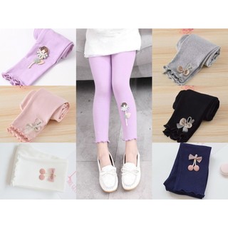 Quần legging bé gái , quần legging họa tiết siêu co giãn cho bé gái