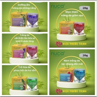 ( KÈM QUÀ TẶNG ) Kem Face Mặt NUCA Organic 20gr Có 5 Công dụng Cho Khách Lựa Chọn