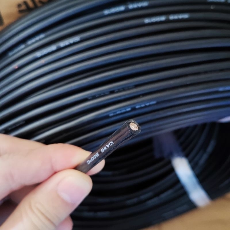 1 mét dây điện AWG10 vỏ bọc silicon chịu nhiệt, mềm dẻo