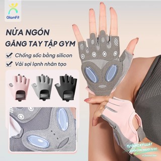 Găng Tay Tập Gym Nữ Chống Trượt Hở NgónChống mài mòn và thoáng khí Cao Cấp Tập Yoga Gym Goft Đạp Xe