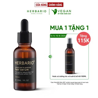 Serum - Tinh chất mọc tóc Vỏ Bưởi và Bồ Kết Herbario 30ml
