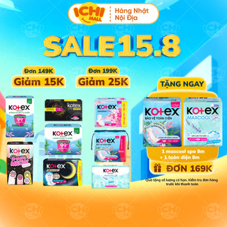 Băng vệ sinh KOTEX đủ loại, có kèm quà tặng - hàng chính hãng