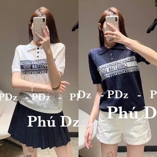 Áo len mtg polo D.O dập nổi đẹp xuất sắc hàng QCL1 full tag mác  2 màu than, trắn
