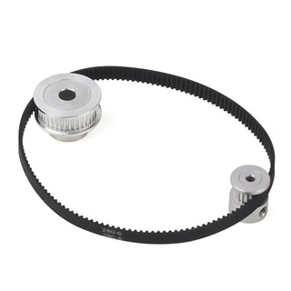 Bộ Puly GT2 36 răng + 16 răng + Dây đai đường kính 30cm