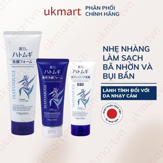 Sữa Rửa Mặt Ý Dĩ Hatomugi Dưỡng Ẩm, Trắng Da Moisturizing & Facial Washing 130g - 170g
