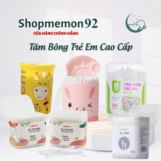 Tăm bông trẻ em -Tăm bông sơ sinh VCOOL,Misuta,Kichi,Mipbi kháng khuẩn lõi giấy thành phần tự nhiên