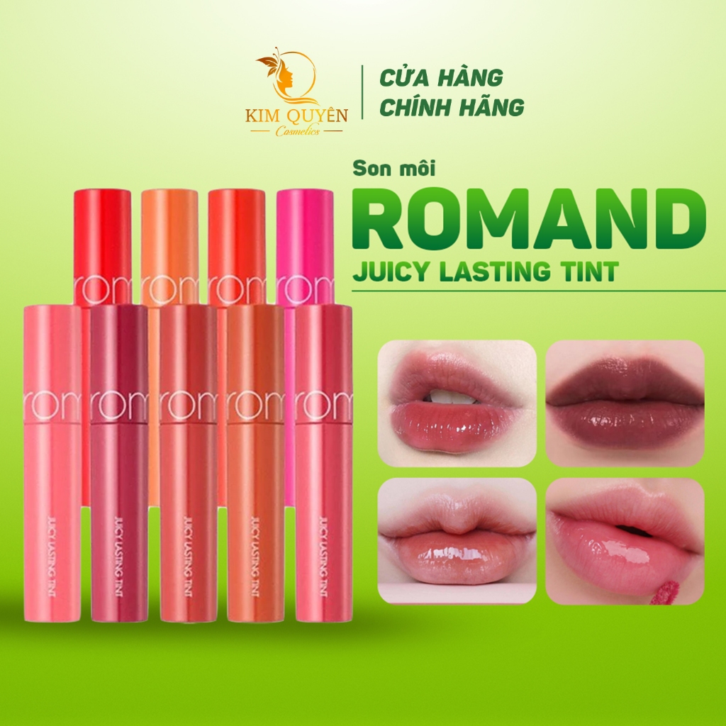 Son bóng ROMAND JUICY LASTING TINT