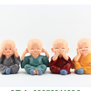 Bộ tượng chú tiểu tứ không (4 chú tượng)