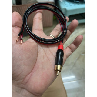 Dây loa vi tính sẵn 1 đầu jack av(hoa sen)lõi đồng
