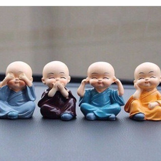 Bộ tượng chú tiểu tứ không (4 chú tượng)